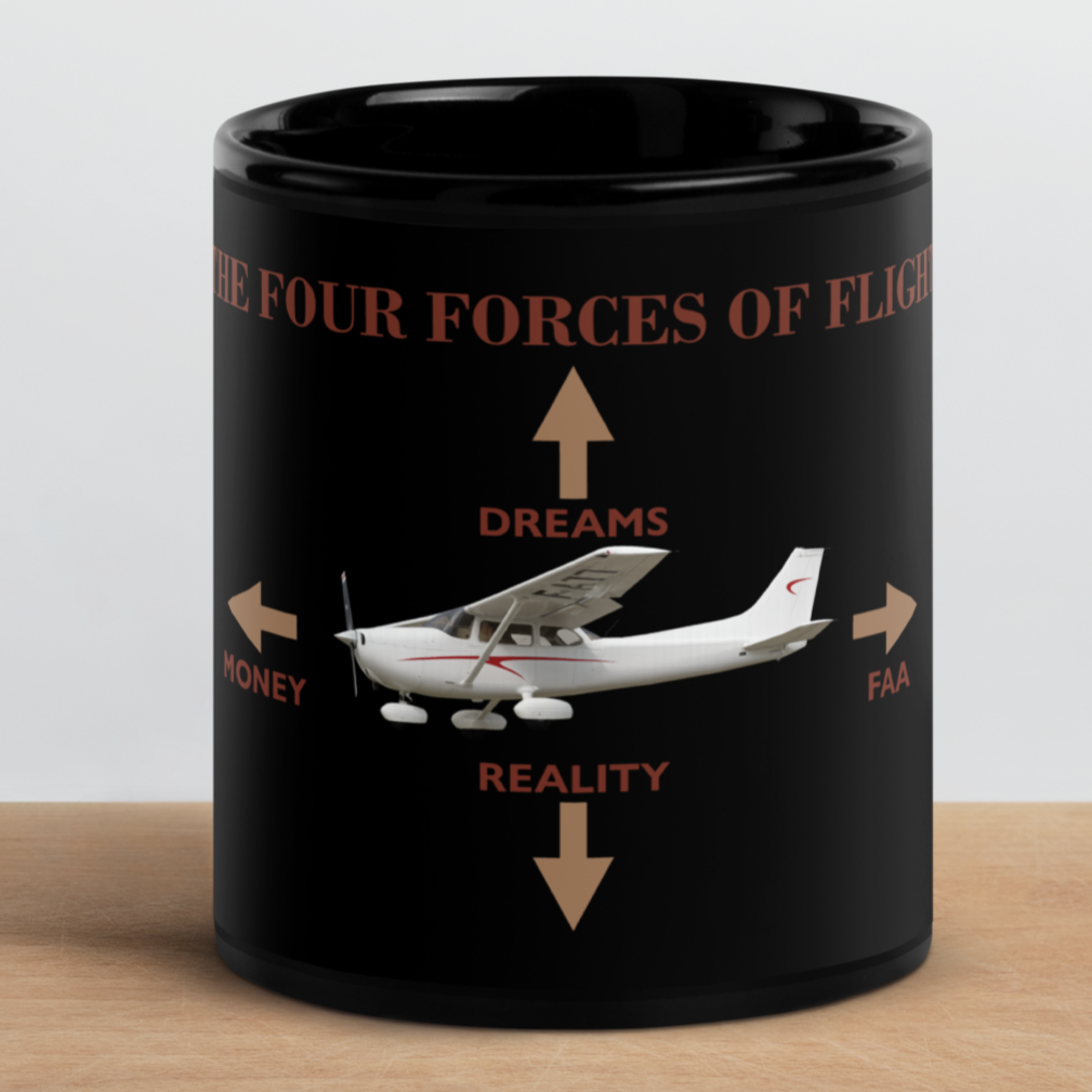 Four Forces of Flight Mug - front view